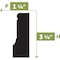 Ekena Millwork WM179 - 3 1/4"H x 1 1/4"D x 144"L Casing Flexible Moulding CASFWM179X144 - alternate 2